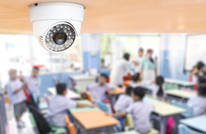 Security systems installation for educational insstitution
